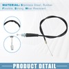 X AUTOHAUX Dirt Bike Throttle Cable 35.43" Gas Throttle Cable