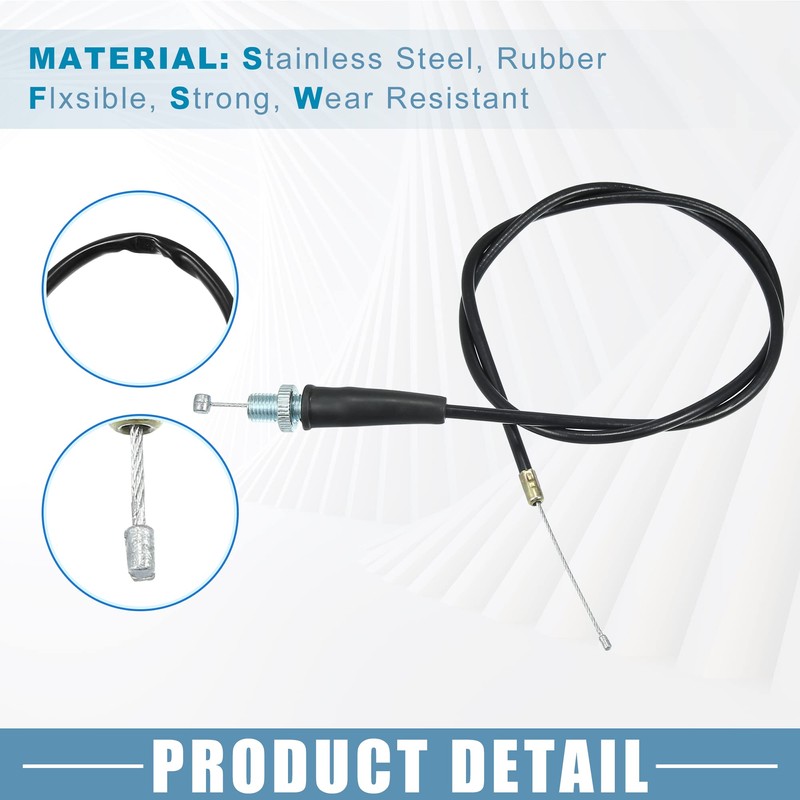 X AUTOHAUX Dirt Bike Throttle Cable 35.43" Gas Throttle Cable