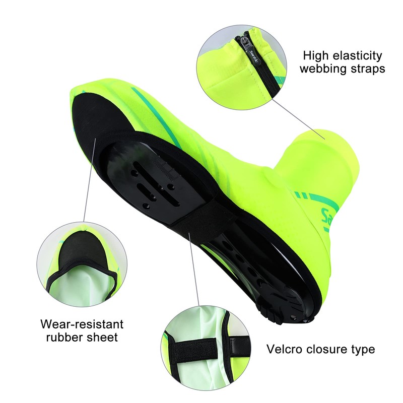 Santic Bicycle Overshoes Cycling Overshoes Overshoes MTB Green L