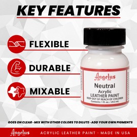 Angelus Leather Paint 1 oz Neutral