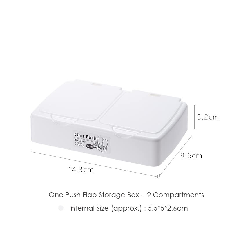 One Push Accessory Case, Twin 3.8 x 5.6 x Height