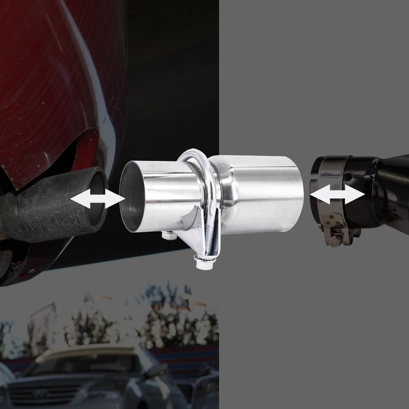2 Piece Car Clamp M8 Pipe Clamp Ø52-80 mm Special