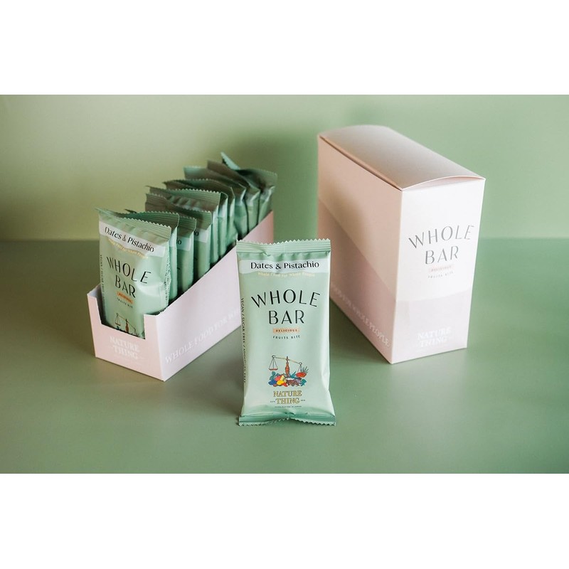 NATURE THING WHOLE BAR ホールバー エナジーバー フルーツバー Dates & Pistachio