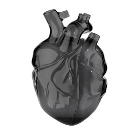 AirPods 4 Case, Heart-Shaped Liquid Silicone Protective Cover 2024, Compatible with AirPods 4th Gen, Clear Shockproof and Anti-Drop Full Protection Case for Women and Men (Black)