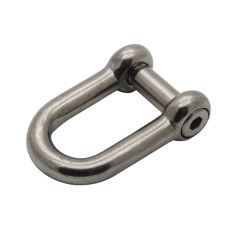 Extreme Max 3006.8393 BoatTector Stainless Steel D Shackle with No-Snag