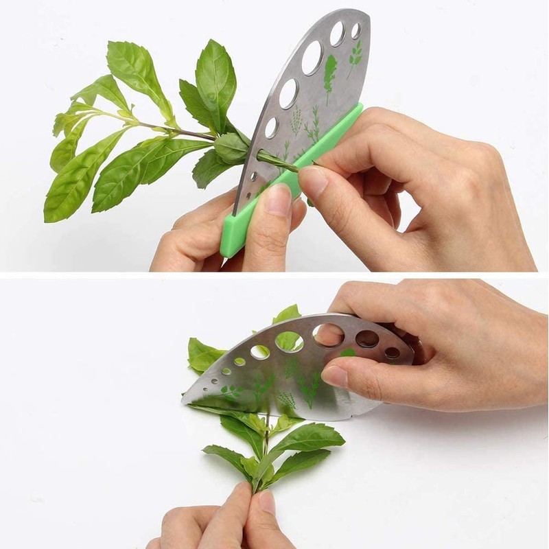 Herb Stripping, 9 Hole Herb Stripping, Stainless Steel Kitchen Herb