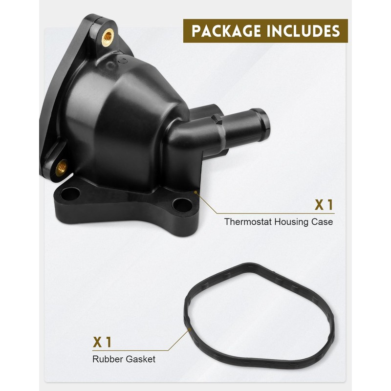 JUWEVAZU 19320-RAA-A01 Engine Coolant Thermostat Housing Case Fit for Honda