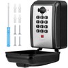 BTNEEU Key Safe with Number Code, Outdoor Key Safe, Wall