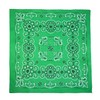 CTM 27 Inch Extra Large Cotton Texas Paisley Bandana, Green