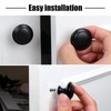 Kitchen Cabinet Knobs ，Cabinet Knobs, 25Pcs Black Cabinet Knobs, Durable