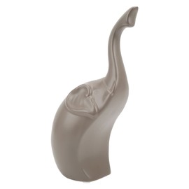 Cocoarm 3 Piece Ceramic Elephant Sculpture Modern Style White Ceramic Waterproof Bright Color for Decoration and Gift Home Office