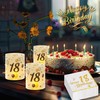 Comkrivy 40 Pcs Napkin and Birthday Lantern Table Decoration for