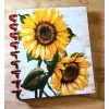Handmade Sunflower Laminated Cover Set made for use with a