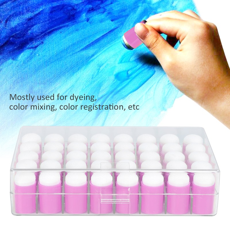 40pcs Finger Sponge Daubers Art Ink Stamping Card Craft Drawing
