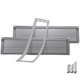 Draft Dodger Telescopic Mail Slot (Satin Silver, Grand (12"))