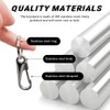 Ohleats Car Keychain, Stainless Steels Key Ring Clip for Car