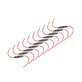 sourcing map Inline Screw Type Fuse Holder 20 Gauge AWG 10Pcs for 5mm x 20mm Tube Fuse