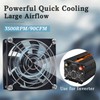 80mm IP56 Moisture-Proof Fan 2 Pack 12V DC RV Refrigerator