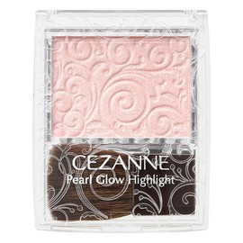 Cezanne Pearl Glow Highlight 2.4g, 04 Shell Pink, 1 pc / 세잔느 펄 글로우 하이라이트 2.4g, 04 쉘핑크, 1개