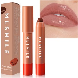 Moisturizing Tinted Lip Balm for Women - Hydrating and Long Lasting Lip Treatment with Nutritious Cream - Lip Skin Care and Color