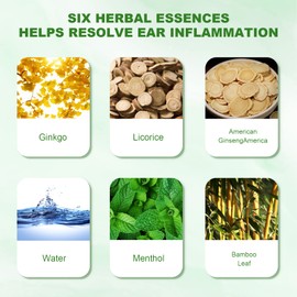 Ear Soothing Drops Ear Drops Ear Drops for Inner Ear Congestion Tinnitus, Ear Discomfort, Ear Drops for Health