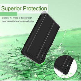 GIOPUEY Flip Case Compatible with Onyx Boox Palma/Kant 6.13, PU Leather Cover With Stand Function, 360° Protective - Green