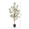 Nearly Natural 3.5ft. Olive Artificial Tree