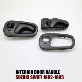 Eaglerich 1Pair Right/Left Inner Interior Car Door Handle for Suzuki Swift GEO Metro 1992-1995 83150-66E00-5ES 8315066E005ES