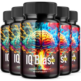 Titan Labs IQ Blast Pro Brain Supplement - Enhance Cognitive Function and Clarity (5 Pack)