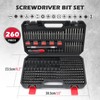SEDY 260-Piece Ultimate Precision Screwdriver Bit Set, Premium Security Bit