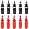 GANASOME 10Pcs Amplifier Terminal Connector Binding Post Banana Plug Jack