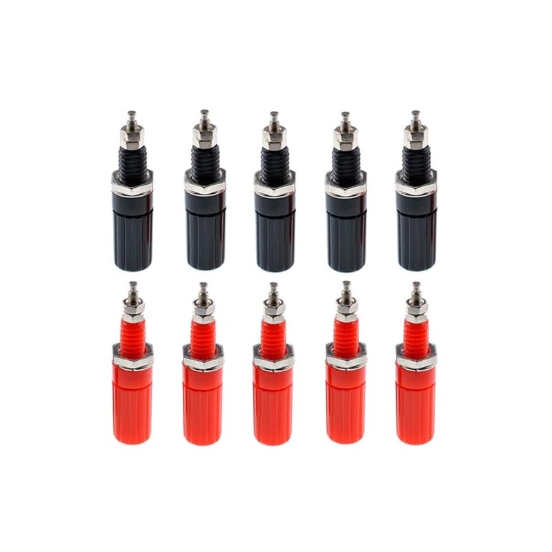 GANASOME 10Pcs Amplifier Terminal Connector Binding Post Banana Plug Jack