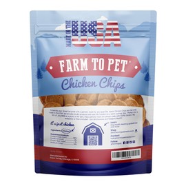 Dog Training Treats - Chicken Chips, Single Ingredient, Lean, All Natural, Healthy Dog Treats for Small, Medium, Large Dog Breeds, & Puppies, Made in USA
