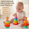 Tacobear Stacking Toy with Rings Stacking Tower Baby Toy Stacking