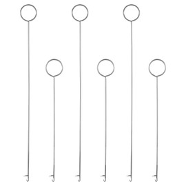 6pcs Loop Turner Sewing Tool, 10.4 Inch & 6.88 Inch Length Tongue Crochet Tools Stainless Steel Sewing Turner Hook Fabric Loop Turner for Crocheting Project Sewing Gift