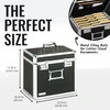 Vaultz Locking File Organizer Box - 13.5 x 13.25 x
