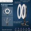 Luz de Anillo LED para selfie, Aro de luz Ajustable