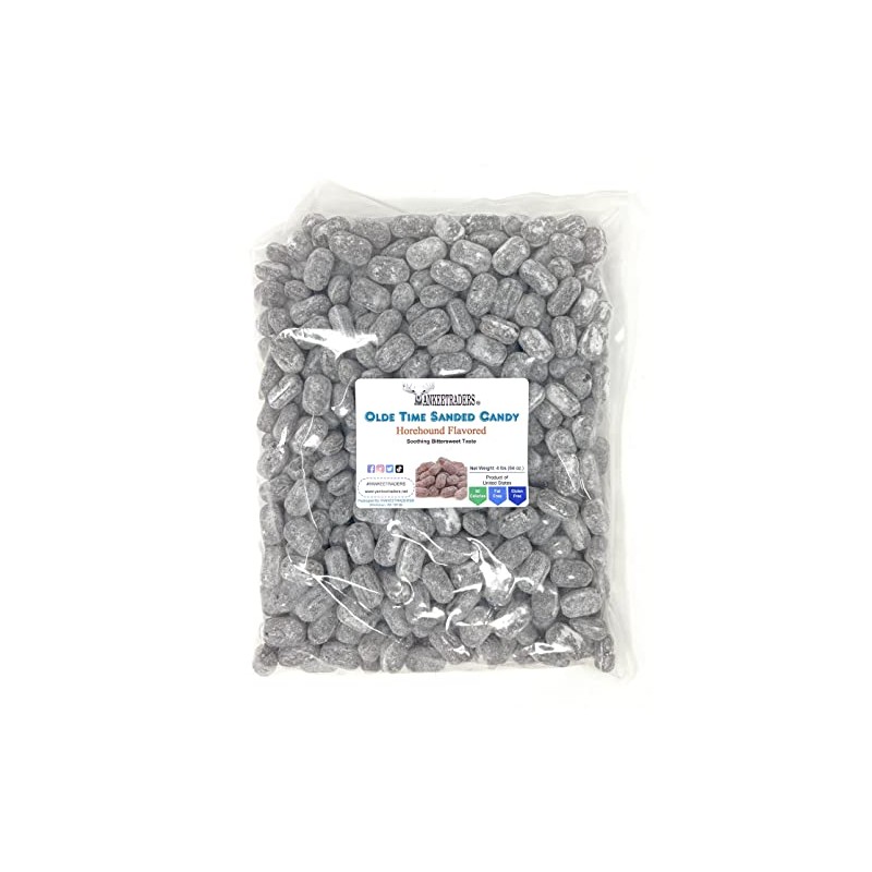 Horehound, Old TIme Sanded Hard Candy, 4 Pounds