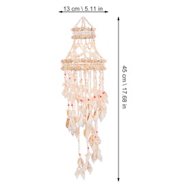 BESPORTBLE Shell Wind Chimes Nautical Decoration Outdoor Patio Yard Hanging Ornament Home Decor Beach Decoration