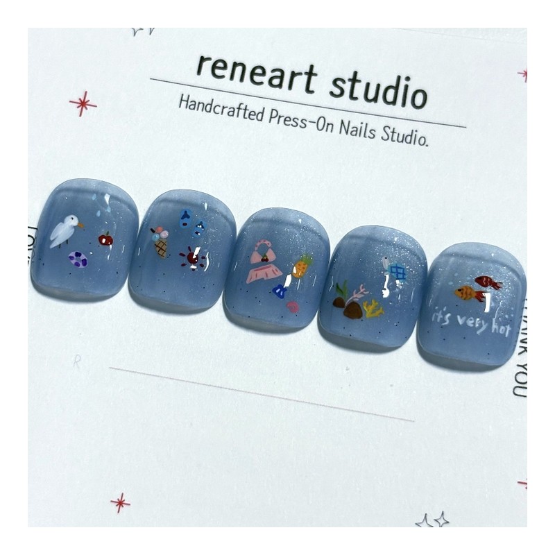 [Ar] Specializing in handmade nail tips and drawing nail art