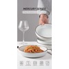 famiware Mercury Pasta Bowls Set of 4, 33 oz Large