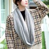 ANMIDA 100% Cotton Neck Warmer, Knit Scarf, Cotton, Fashionable, Autumn,