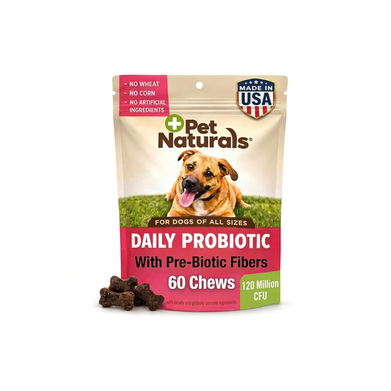 Pet Naturals Suplementos Naturales Daily Probiotics para Perros