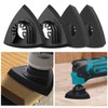 Alppihym Pack of 4 Delta Sanders Multitool Sanding Plate 80