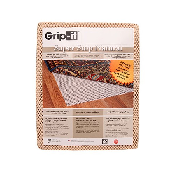 Grip-It Super Stop Cushioned Non-Slip Rug Pad for Rugs on