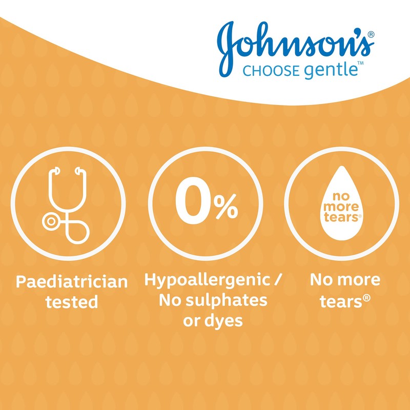 Johnson's Baby Shampoo, Yellow, 750 ml (Pack of 1)