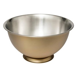Secret de Gourmet Autumn Champagne Bowl Gold-Plated Stainless Steel Diameter 40 cm