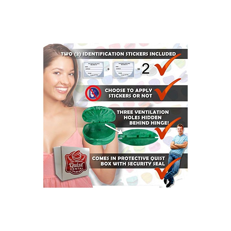 QUIST (TM) Solid Orthodontic Retainer Case (Copper)