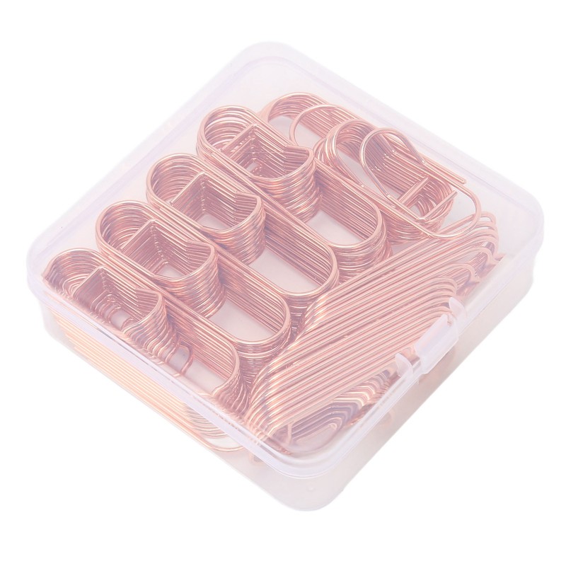66pcs Metal Pen Clips for Student Slip Resistance Rust Prevention