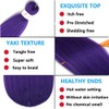 Xiaofeng Prestretched Braiding Hair Extensions Wine Red Yaki Texture Braid